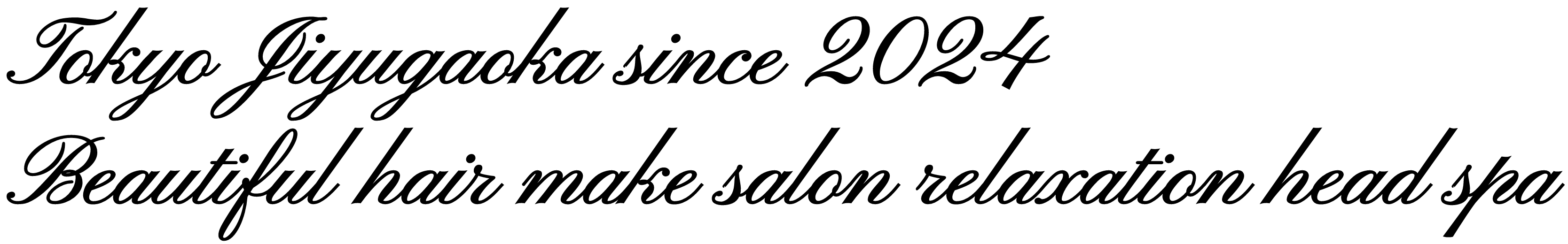 Tokyo Jiyugaoka since 2024 Beautiful hair make salon relaxation head spa